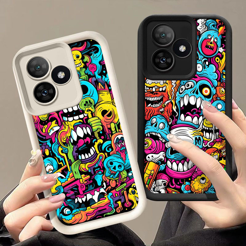 เคสสําหรับRealme 14 14T 14X Narzo C53 C63 C51 หมายเหตุ 50 GT 6 NEO6 SE C61 60 N53 N61 5G Q-48 Trippy