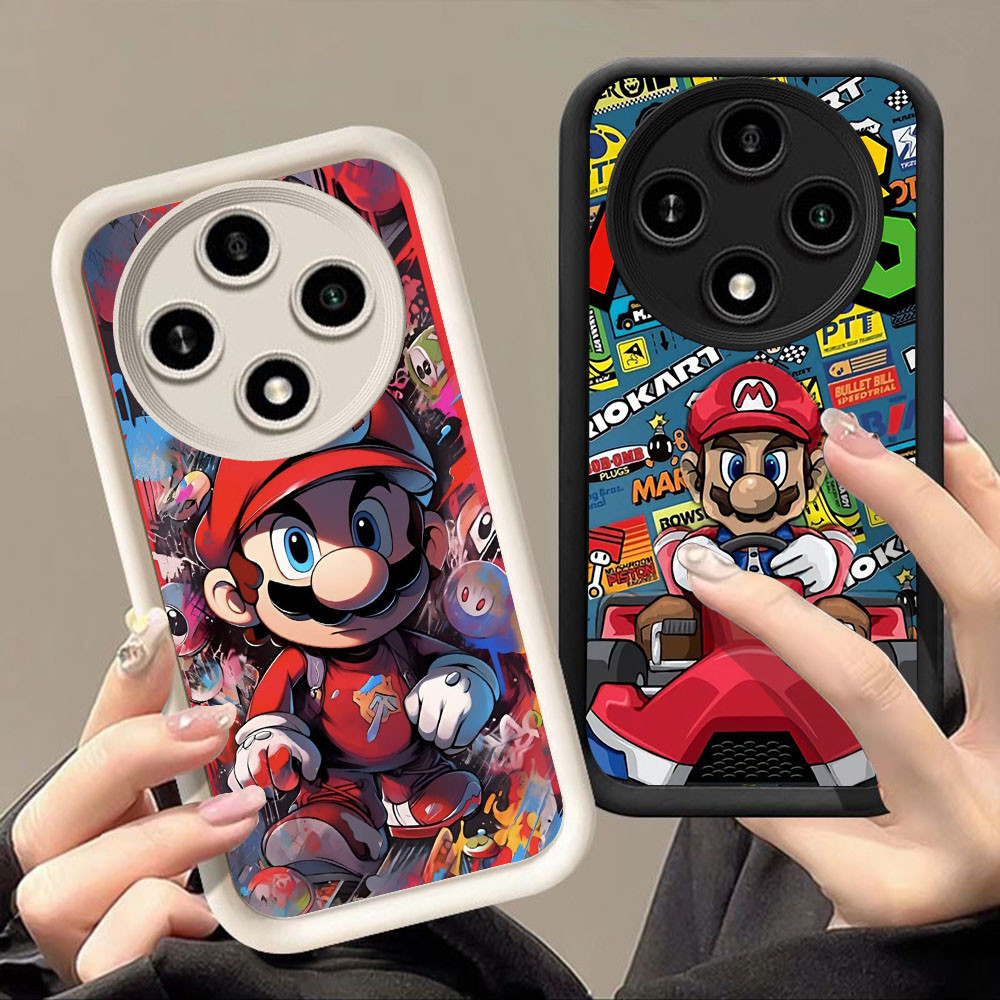 เคสสําหรับ VIVO IQOO Z9 T4 Y01A 13 NEO 10 Y300 Z9X Z10 Turbo Pro Plus 5G Q-66 Mario