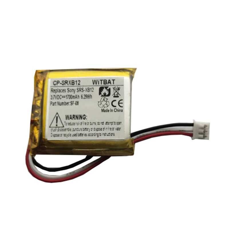 Δ แบตเตอรี่ใหม่ของ Sony Srs-Xb10, Srs-Xb12 ลำโพง Sf-08 ลิเธียมโพ