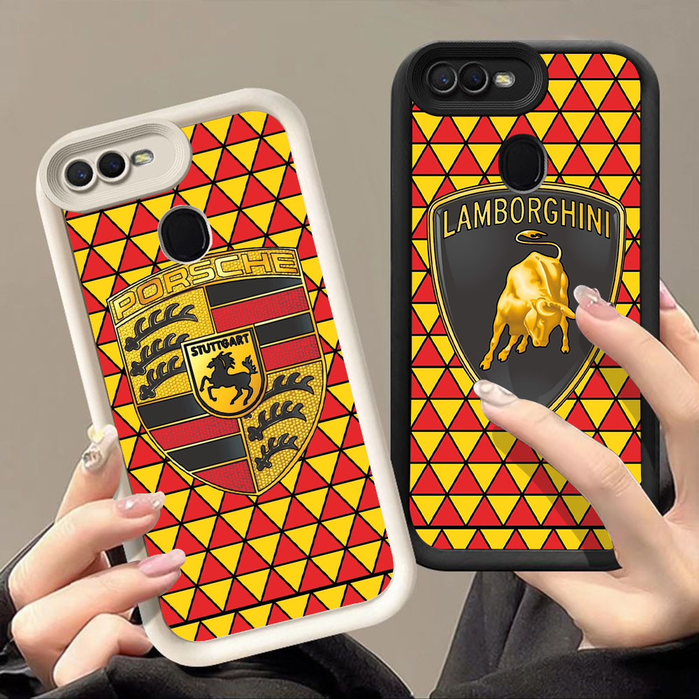 สําหรับ OPPO Realme A12 A12s F7 C2 F9 C2s A5S A5 A1K A11K A12E A7 A3S Pro Q-15 ยี่ห้อโลโก้