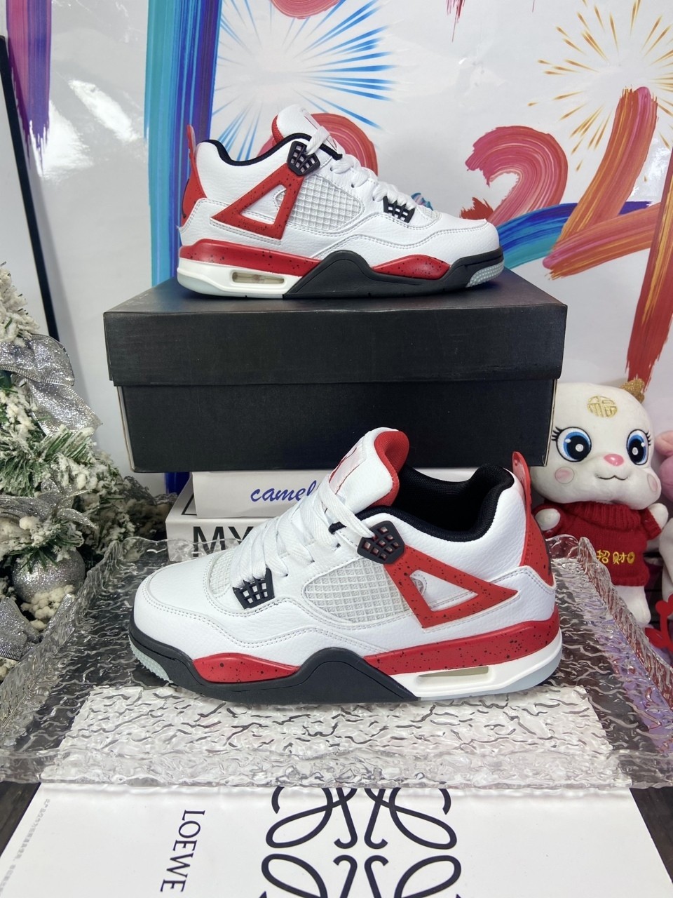 ! Retro Thick soled Leisure sneakers รองเท้ากีฬาผู้หญิง