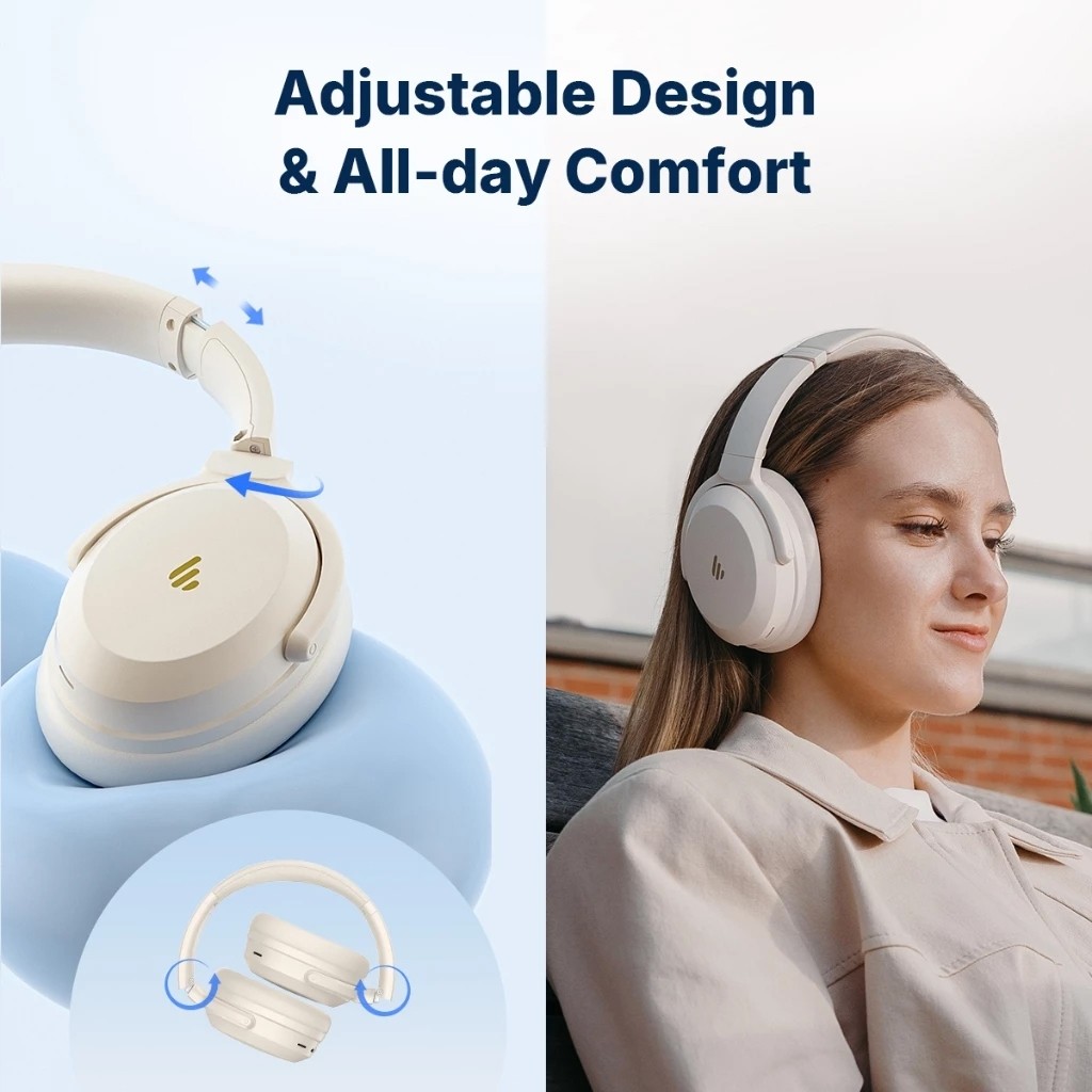 Edifier WH700NB Pro หูฟังครอบหูไร้สาย Bluetooth V5.4 -43dB ชุดหูฟัง ANC Hybrid เวลาเล่น 56 ชั่วโมงเ