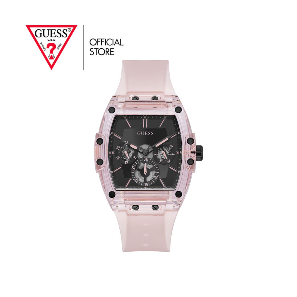 GUESS นาฬิกาข้อมือ ผู้ชาย รุ่น PHOENIX GW0203G11 สีชมพู