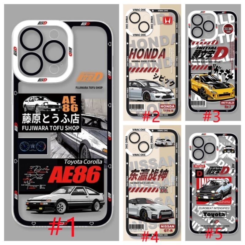สําหรับ POCO F8 X8 X7 F7 M7 Ultra C75 F1 F4 X5 M5 Pro Max GT 4G 5G TH1 ใสเคสโทรศัพท์อะนิเมะเริ่มต้น D AE86
