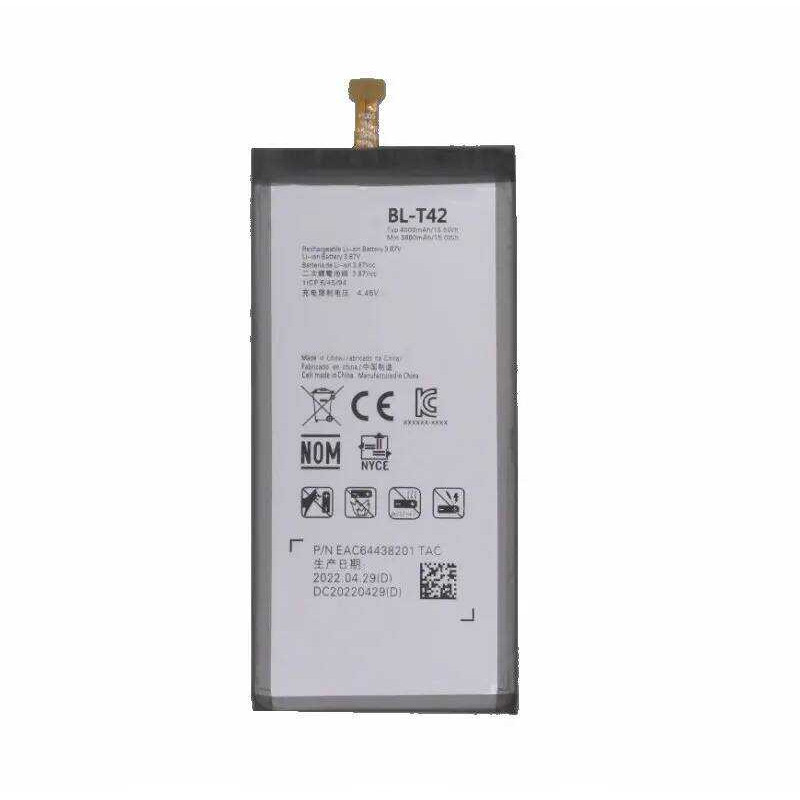 ▥ 1X4000mah Bl-T42 แบตเตอรี่สําหรับ LG V50 Lm-V500 V500n V500em V500xm V450pm V450 V50s 5G V510