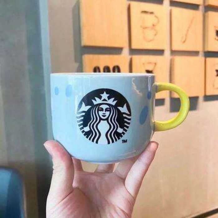 Starbuck 2021ใหม่ Limited Edition แก้วเซรามิกถ้วย Ocean หมีแก้วมักค