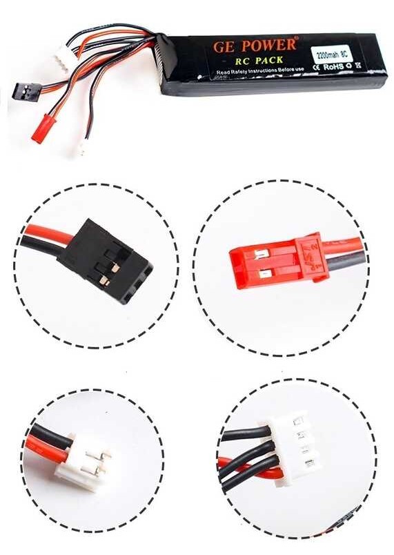 Δ 3S 11.1V 2200Mah 8C แบตเตอรี่แบบชาร์จไฟสำหรับ Walkera 7 DEVO 10 Devo