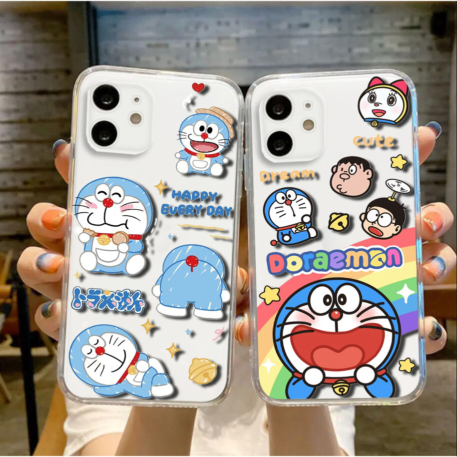 Xiaomi Mi 10T 11T F1 A3 Poco M3 M4 X3 NFC X4 Redmi 10 6A 7 7A 8 8A 9 9A 9C 9T K40 PRO S2 10A 5 6 9S 11 PRO กรณีโดราเอมอนนุ่ม