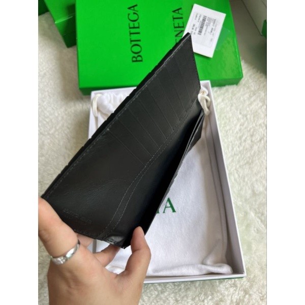 กระเป๋าสตางค์ ใบยาว NEW Bottega Veneta Continental Wallet สีดำ black udid