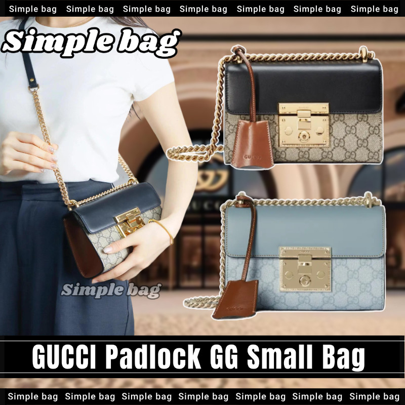 กุชชี่GUCCI Padlock Small GG Shoulder Bag กระเป๋าสะพายเดี่ยว #Simple bag