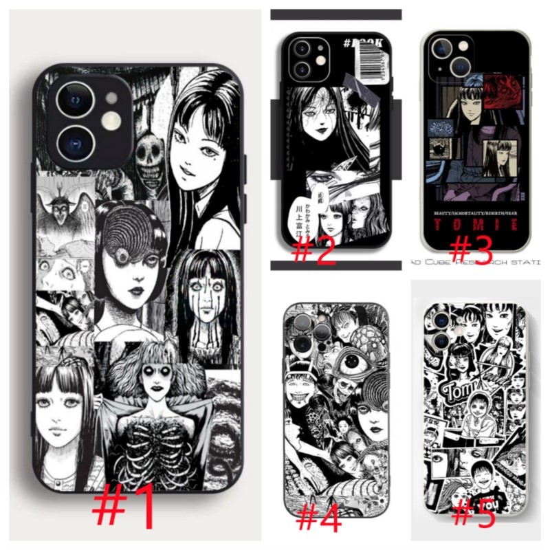 สําหรับ OnePlus Nord 5 N10 N100 CE 2 3 Lite 2T 8 8T 9 10 11 11R Pro 4G 5G TH1 สีดํานุ่มเคสโทรศัพท์ Junji Ito Tomie Kazuya Uzuya Uzumaki
