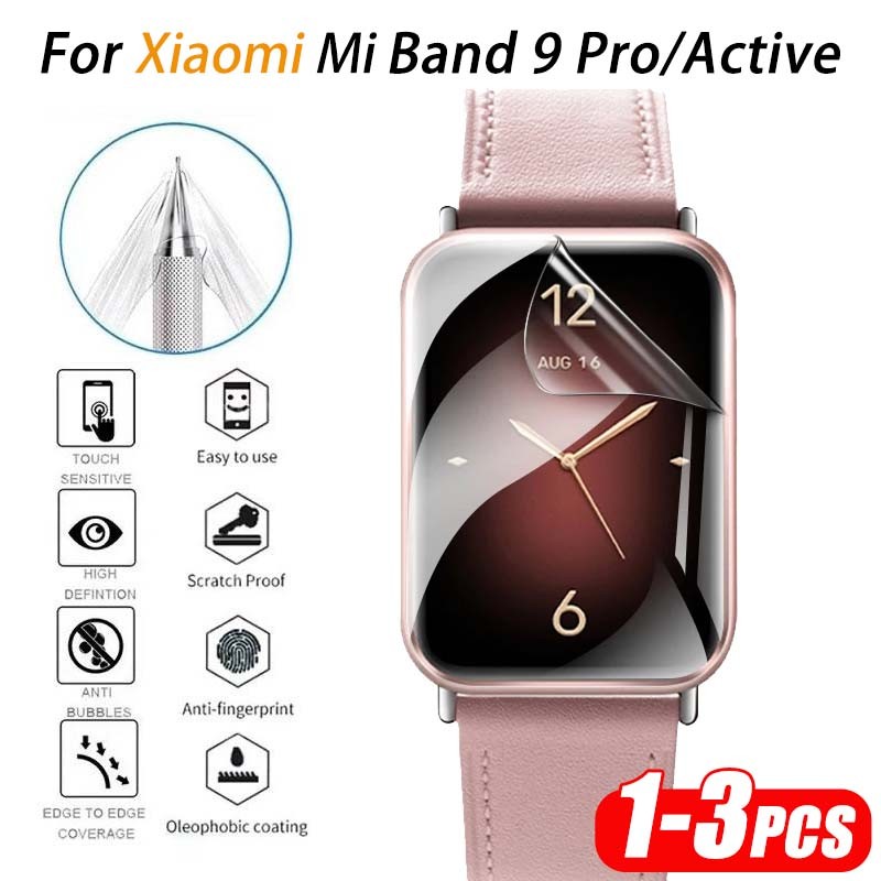 ฟิล์ม สำหรับ Xiaomi Mi Band 9 Pro 9 Active TPU Film ฟิล์มกันรอย 3D สำหรับ Xiaomi Smart Band 9 Active