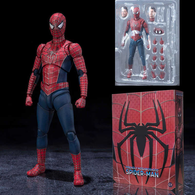◆ Δ เพื่อนบ้านที่เป็นมิตร Action Toby Maguire Spiderman Figure