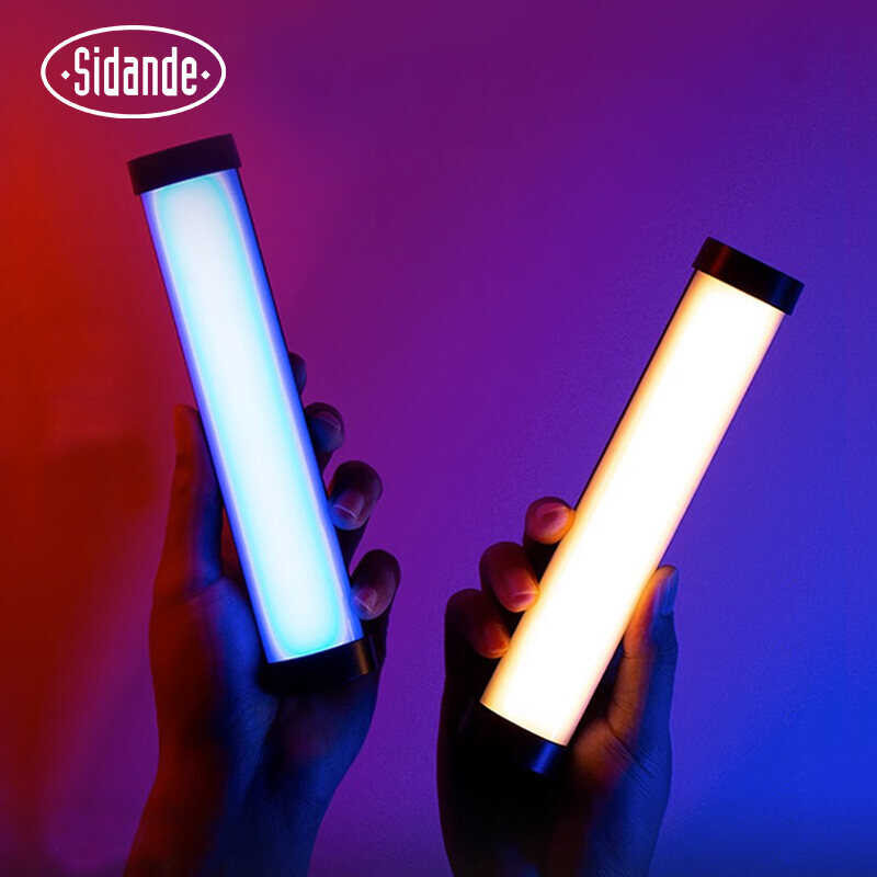 Sidande 🍀 Tube Light Full Color RGB Portrait SLR Camera Video Fill Small Magnetic Photography