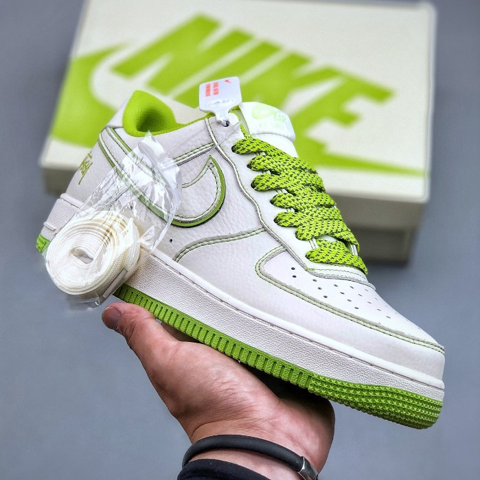 ♞รองเท้าผ้าใบกีฬาลำลอง HEDQ Stussy Air Force One แบบต่ำ UN1635-888 XHS