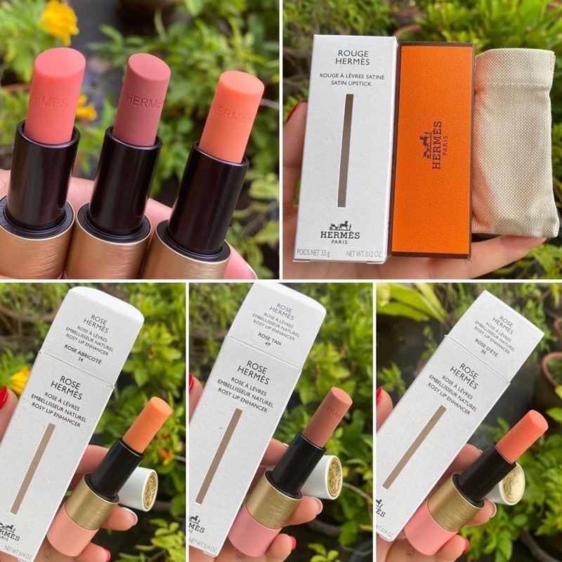 แท้Hermes Rose Hermes Rosy Lip Enhancer 3.5g