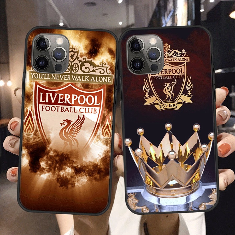 Iphone 5 5s 2016 6 6s 7 8 Plus 6s SE 2020 X XS ความเข้ากันได้ TPU Soft Shell Case Liverpool Football Club - รูปที่ 3