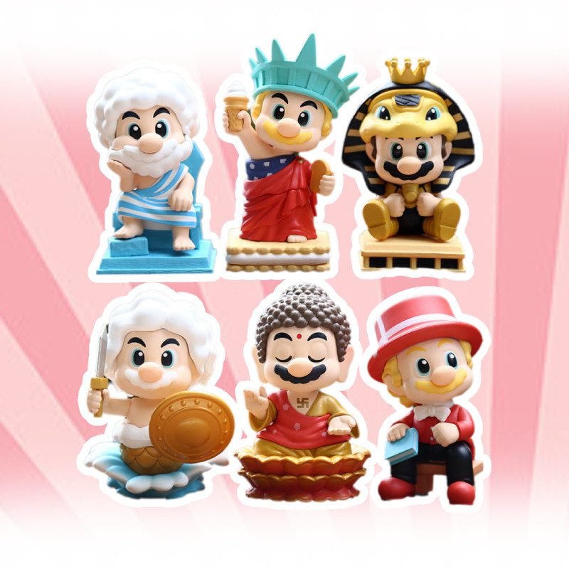 เวอร์ชันสนุก Q อะนิเมะเกมรูปขี้เล่นของเล่น Pvc สําหรับเดสก์ท็อป Nostalgic Decor ราคา ถูกที่สุด ดีลบีเคเค แกลเลอรีภาพที่ 5