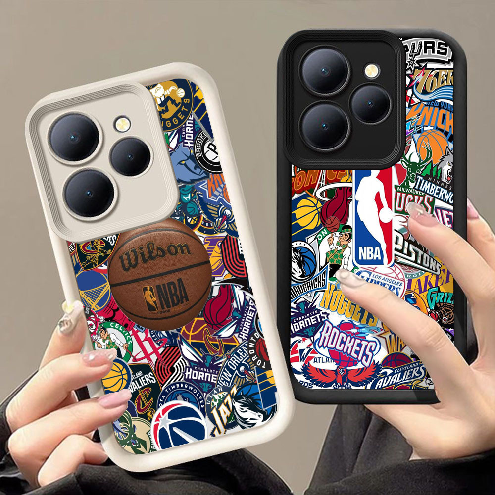 เคสสําหรับ ITEL A70 A50 A90 A80 P55 5G City 100 RS4 S23 Q-74 โลโก้บาสเกตบอล