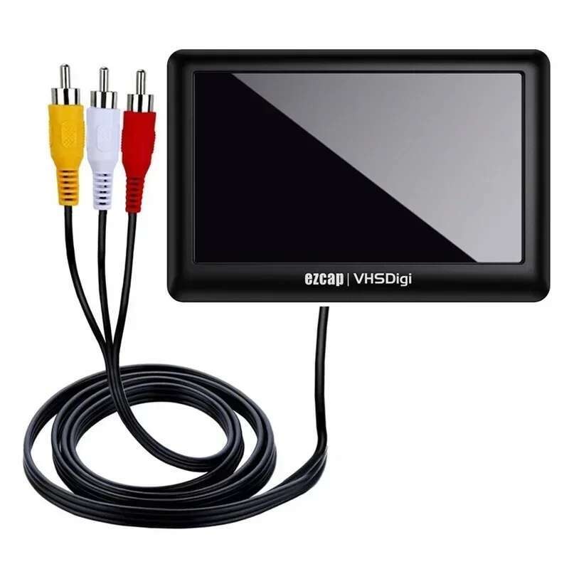 Ezcap180 VHS Digitizer RCA AV Analog Video Recorder Video Capture Card กล่องบันทึกสําหรับ VHS VCR Hi
