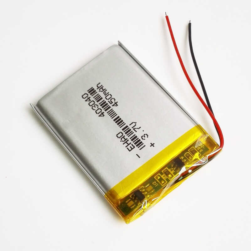 Δ EHAO 403040 3.7V 450Mah ลิเธียมโพลิเมอร์ Lipo แบตเตอรี่แบบชาร