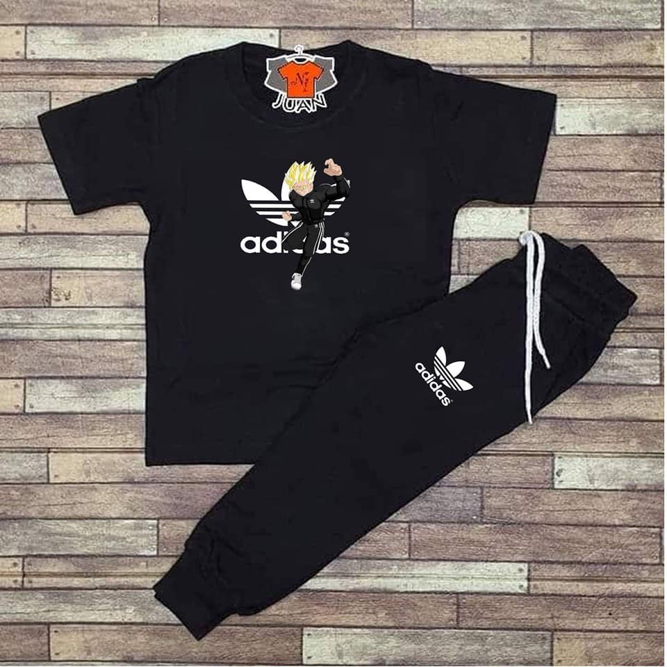 ในสต็อก DRAGON BALL ADIDAS spandex terno