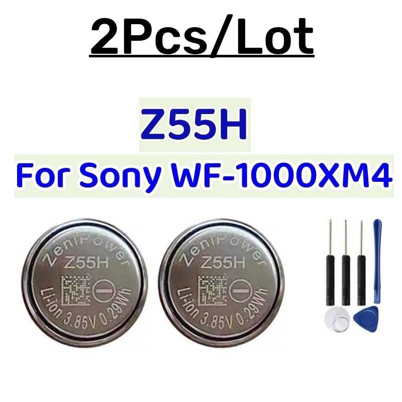 Δ 2Pcs Z55h Zenipower 1254 Cp1254 สำหรับ Sony Wf-1000Xm4 Xm4 แบตเตอรี่หูฟัง