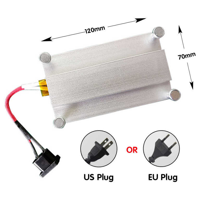 ி แผ่นความร้อน PTC 550W อลูมิเนียมแยกแผงเครื่องทำความร