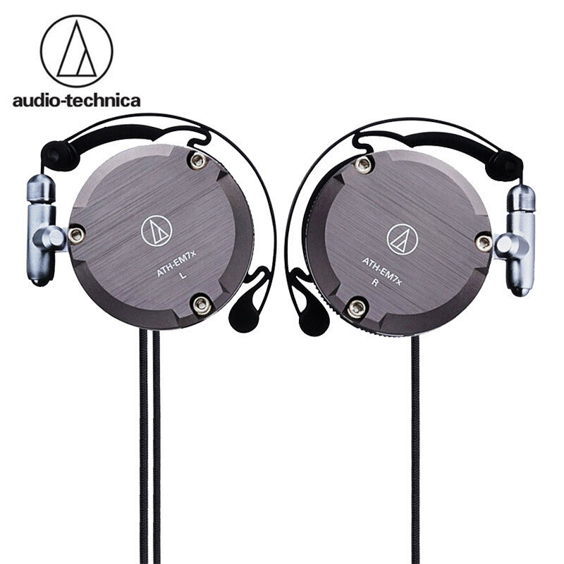 Audio-Technica ATH-EM7X Wired Earphone Sport Ear Hook Earphone Heavy Bass Music Earphone for Samsun