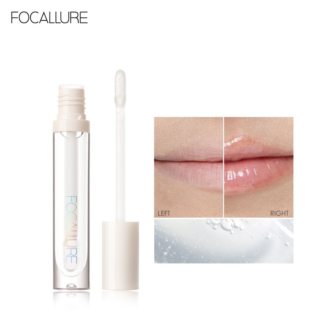 ในสต็อก FOCALLURE PLUMPMAX Dewy Glossy Lip Care Non-Sticky Vitamin E Lips Balm