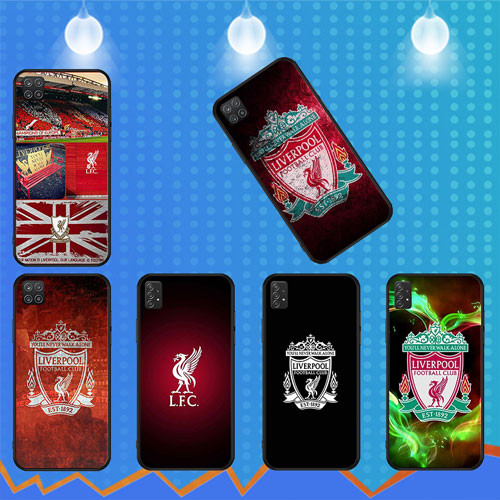 สีดําอ่อน Samsung Galaxy S7 S7 Edge S8 S8 Plus S9 S9 Plus S10 S10E S25 S25 Ultra S25 pro Liverpool1 