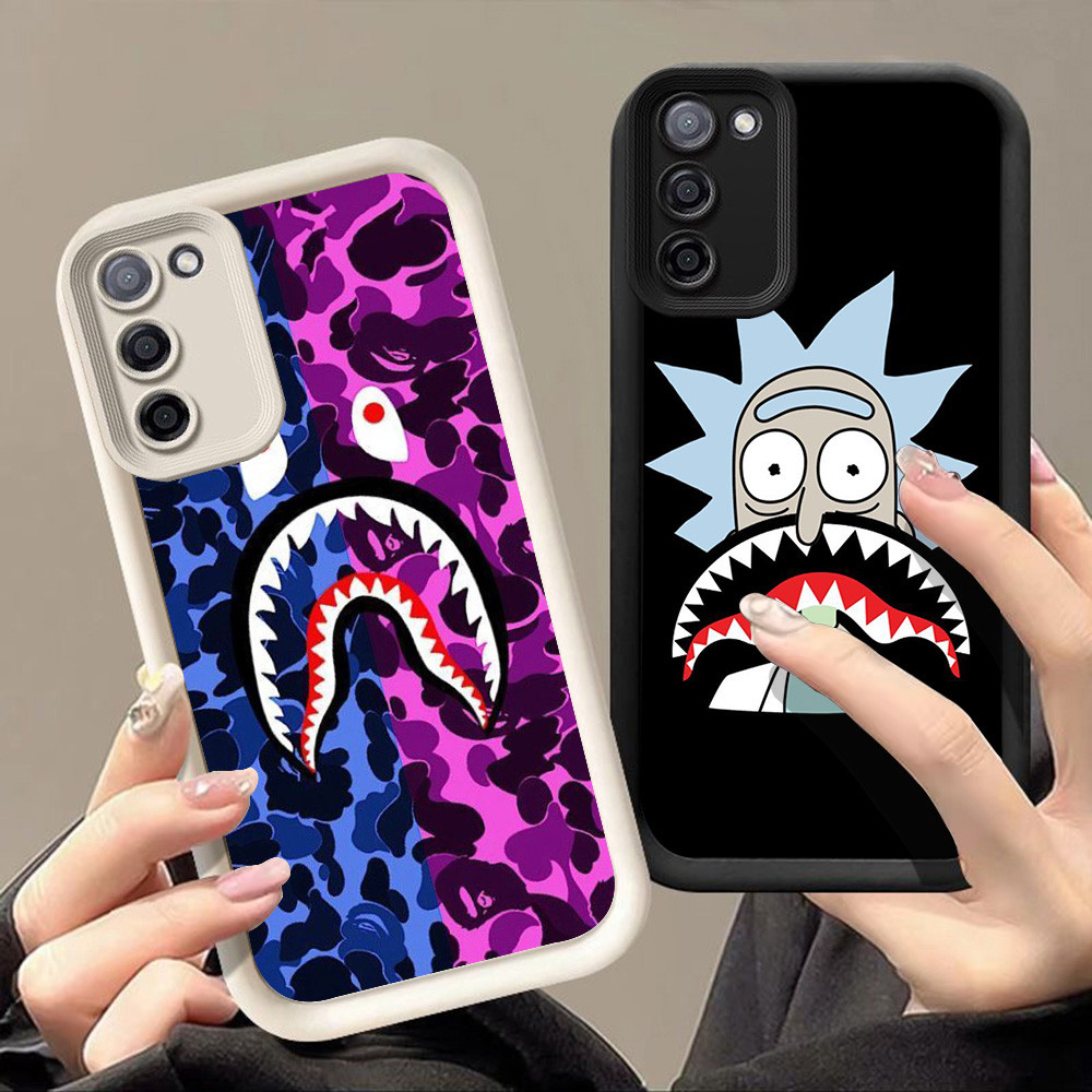 เคสสําหรับ Samsung A10 A72 M07 F07 J2 M30S J4 J7 J6 A7 M21 Prime Plus Pro 5G Q-45 shark