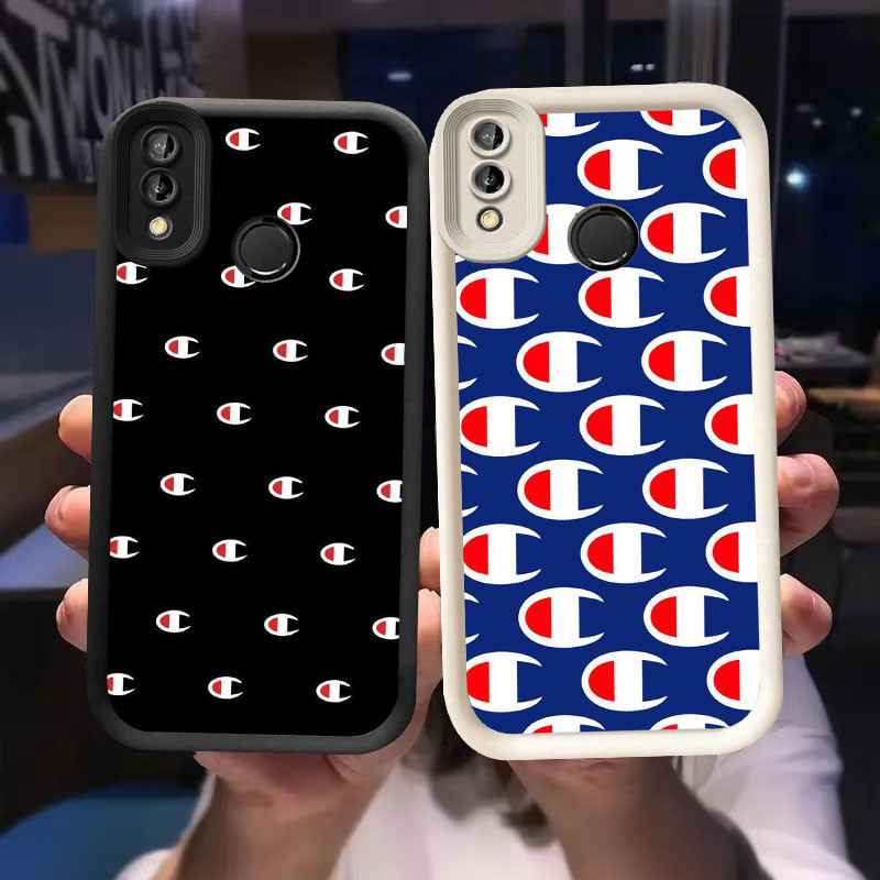 O-12 Champions Case สําหรับ VIVO Y95 V15 Y91C Y91 Y93 Y91i สีดําและสีขาว