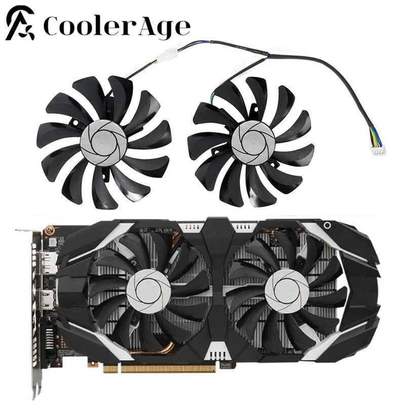 ไมโครสตาร์ GTX 7 1060 OC 6G GTX 960 P106-100 P106 GTX1060 GTX960 85 มม. HA9010H12F-Z