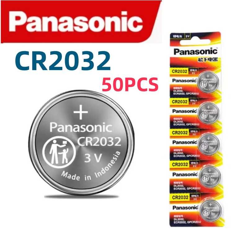Δ 50Pcs เดิม Cr2032 Dl2032 Ecr2032 แบตเตอรี่ลิเธียมนาฬิกาของเล่