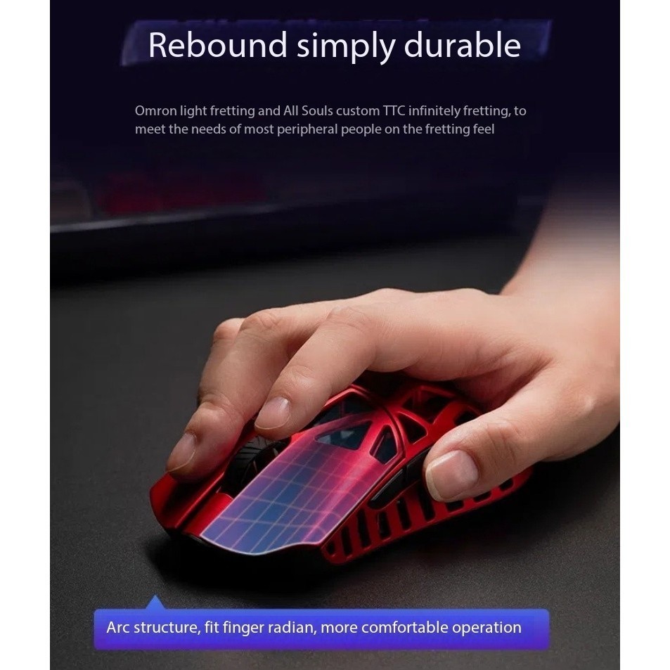 มีอยู่ในสต็อกwlmouse Beast X 8K Mouse Game Standard Upgrade 8K