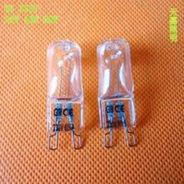 10Pcs 🍀 G9 220V 25W 3000-3500K Warm White Halogen Bulb Light Globe Lamp