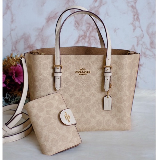♞,♘,♙^-^ส่วนลดXtra แฟชั่น 30%+ส่วนลดร้านค้า 5%: พร้อมส่งแท้ % หลากสี C0ACH Mollie Tote 25 djd