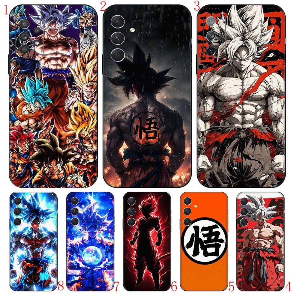 Samsung A14 A13 4G 5G A04 164 มม.F62 A04S A04E ความเข้ากันได้ TPU Soft Shell Case Custom Goku Dragonball Z
