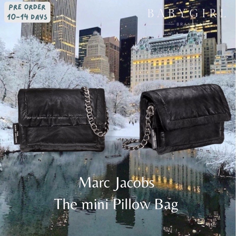 พร้อมส่ง️Marc Jacobs THE PILLOW BAG กระเป๋าหนังนุ่มนิ่ม พร้อมส่ง