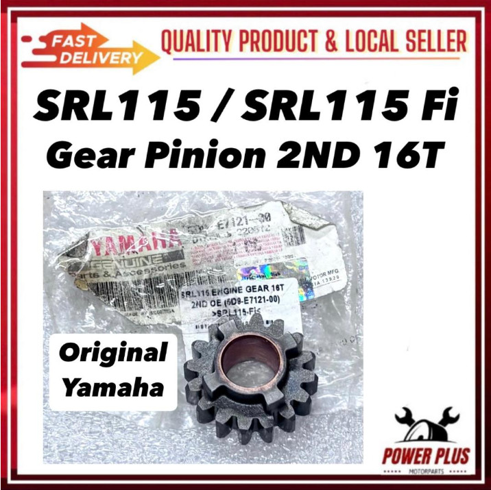 Yamaha SRL115 SRL 115 Lagenda115 Fi Engine Gear 2ND 16T Pinion Engin Enjin 16 Gigi 5D9-E7121-00 Indo