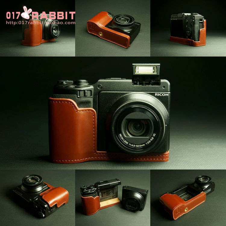 Taiwan TP Original RICOH RICOH GXR กระเป๋ากล้องหนังฐาน GXR Cowhide Handle Head Layer Cowhide