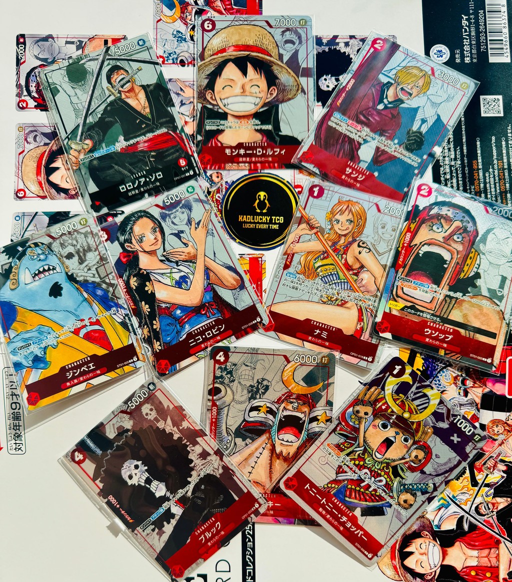 25th BANDAI / P-001 / OP01-001 / OP01-013 / OP01-016 / ST01-008 / ST01-006 / ST01-005 / ST01-010 / S