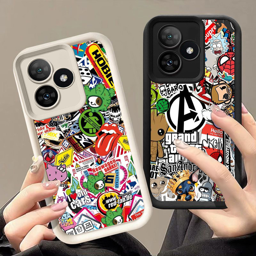 เคสสําหรับRealme 14 14T 14X Narzo C53 C63 C51 หมายเหตุ 50 GT 6 NEO6 SE C61 60 N53 N61 5G Q-14 การออก