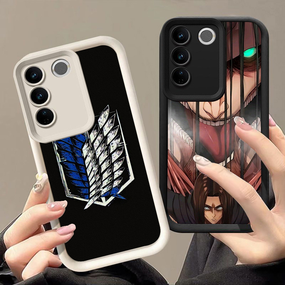 เคสสําหรับ VIVO Y200e Y100 Y81s Y73 V29 V21 Y83 Y81 V21E V29E V27E V27 Pro V60 5G Q-2 โจมตีบน Titan