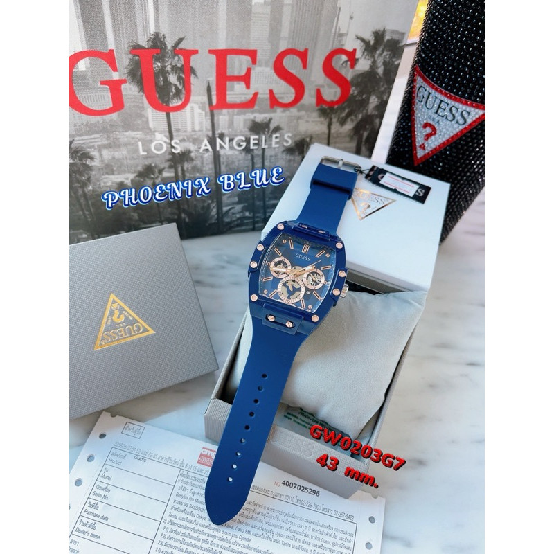 นาฬิกาผู้ชาย Guess GW0203G7 Phoenix Blue