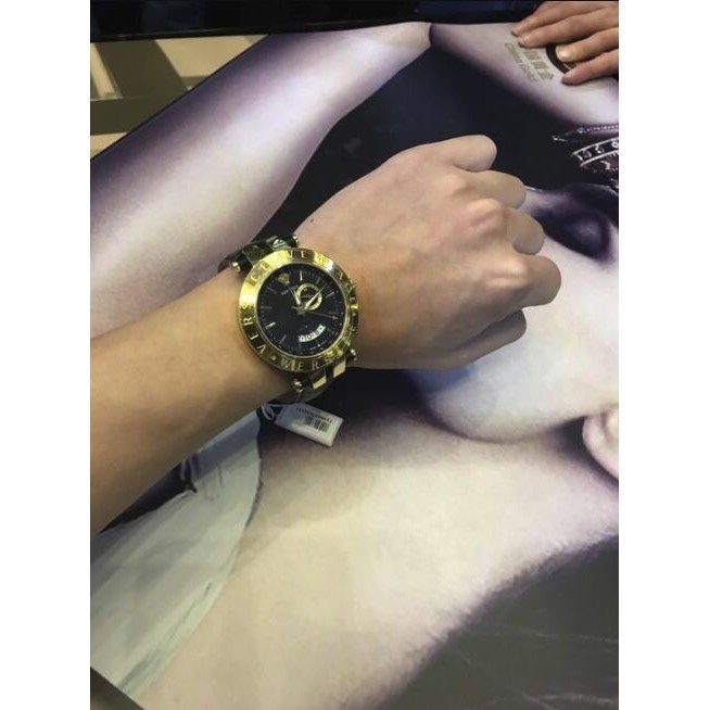Versace Watch Versace Versace นาฬิกา Swiss Movement ผลึกนาฬิกาผู้ชายคุณภาพสูง