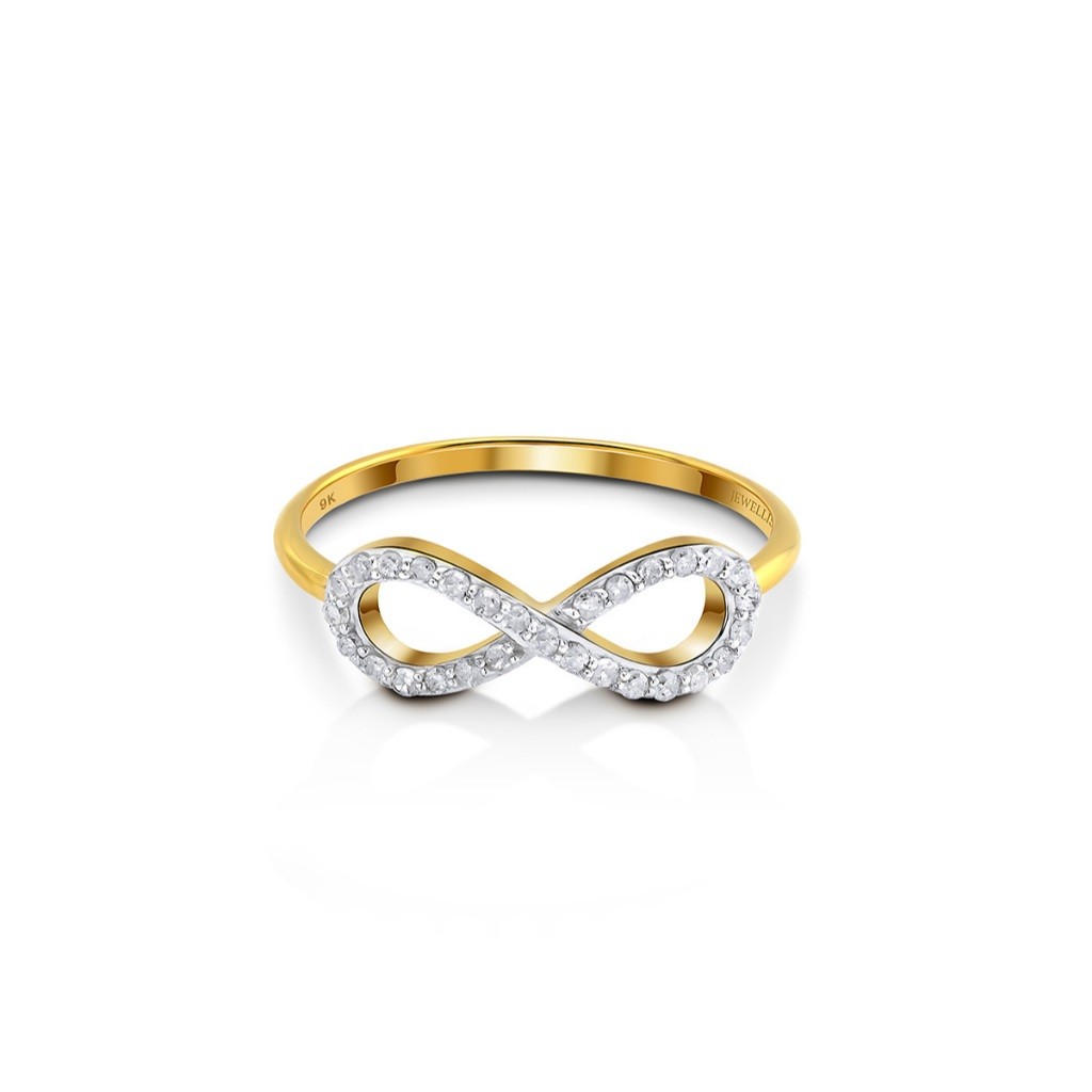 Jewellista แหวนทองแท้ 9K รุ่น Legacy ประดับเพชรแท้