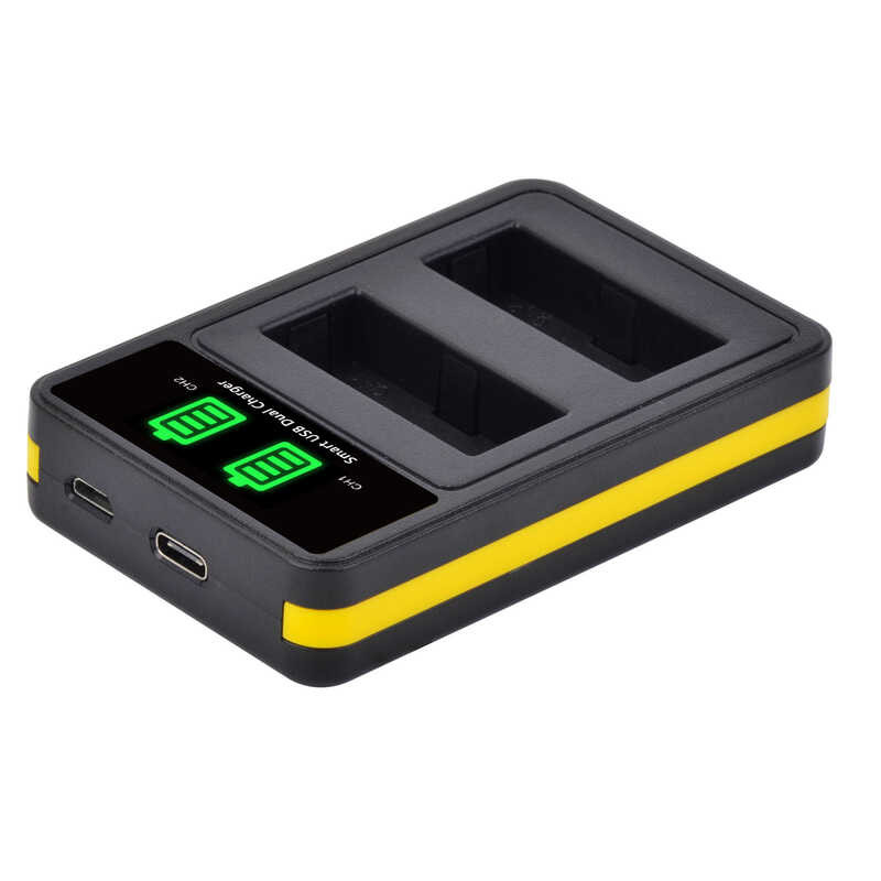 Δ เครื่องชาร์จแบตเตอรี่ Lp-E17 สำหรับ Canon EOS Rebel T7i, T6s, Sl3,