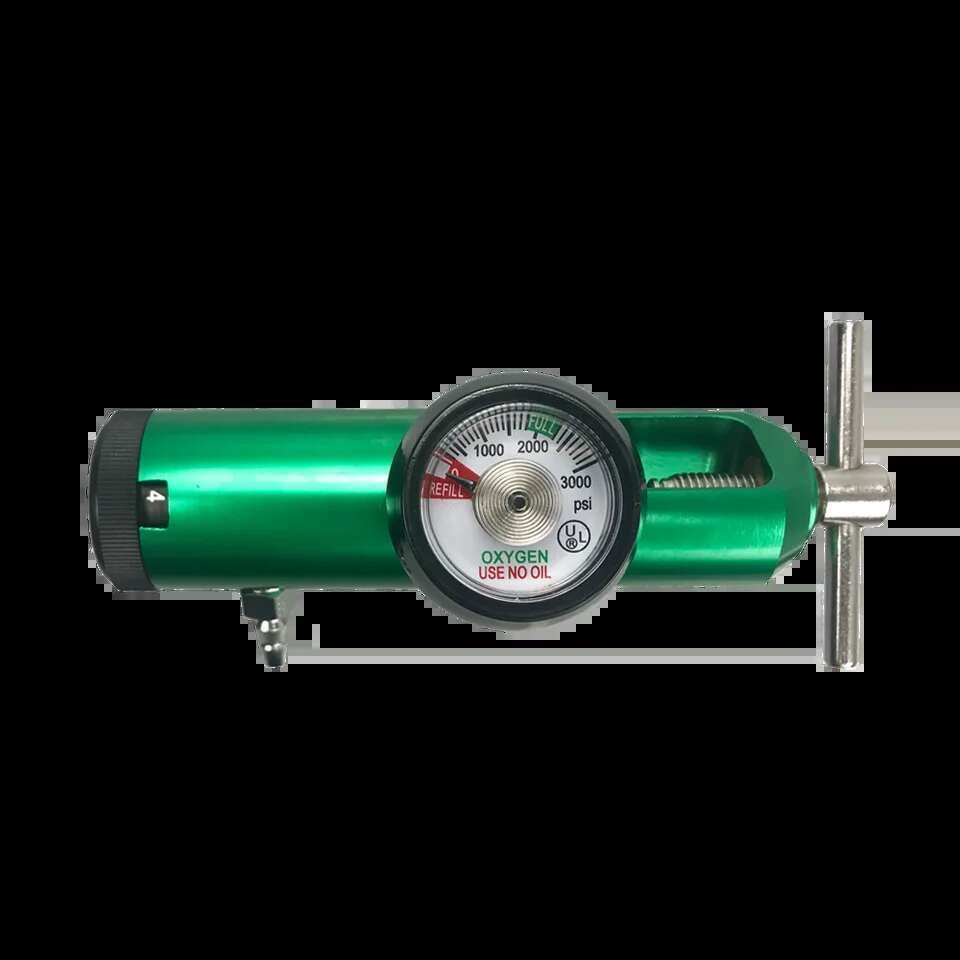 Cga870 O2 ถัง Flow Meter 0-4 LPM เครื่องควบคุมออกซิเจนสําหรับโอโซนเครื่องบําบัด